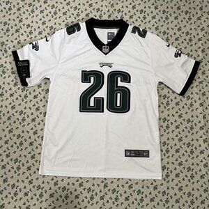 NFL Philadelphia Eagles White Jersey #26 Barkley